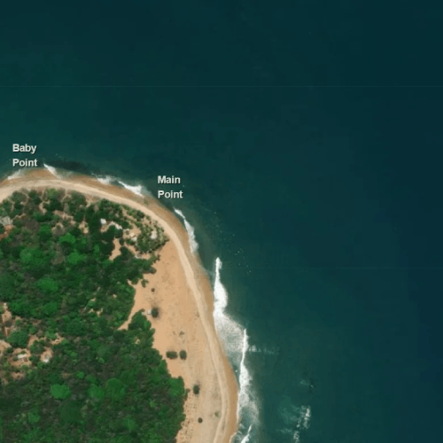 Ahangama surf map