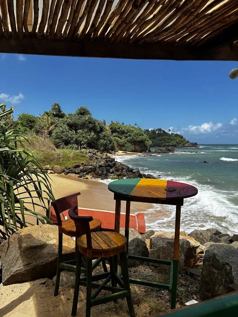 Beachfront seating overlooking the bay at The Gas Point, photo 6 of 6